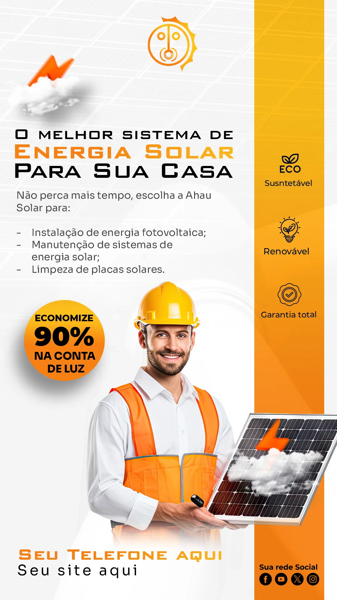 Ahau Solar — story sobre o sistema de energia solar para residências
