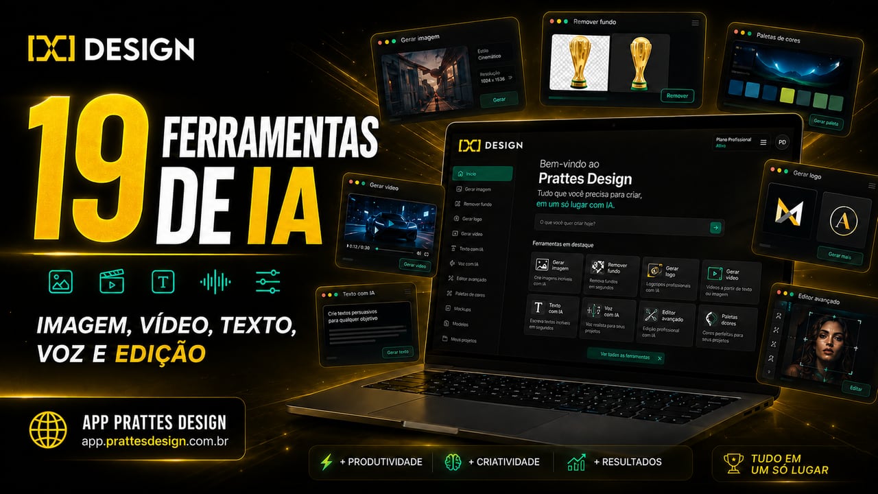 App Prattes Design — ferramentas de IA