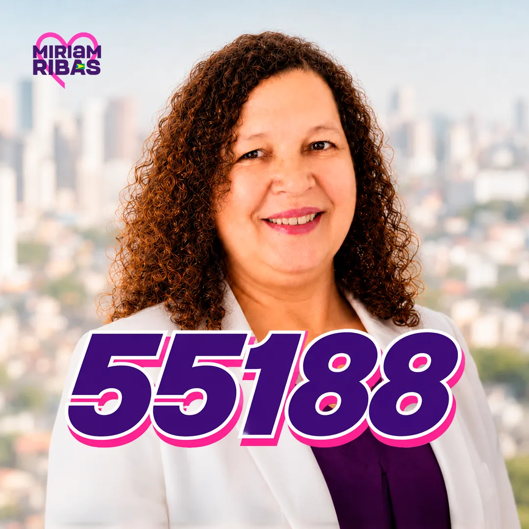 Míriam Ribas — post quadrado com o número 55188
